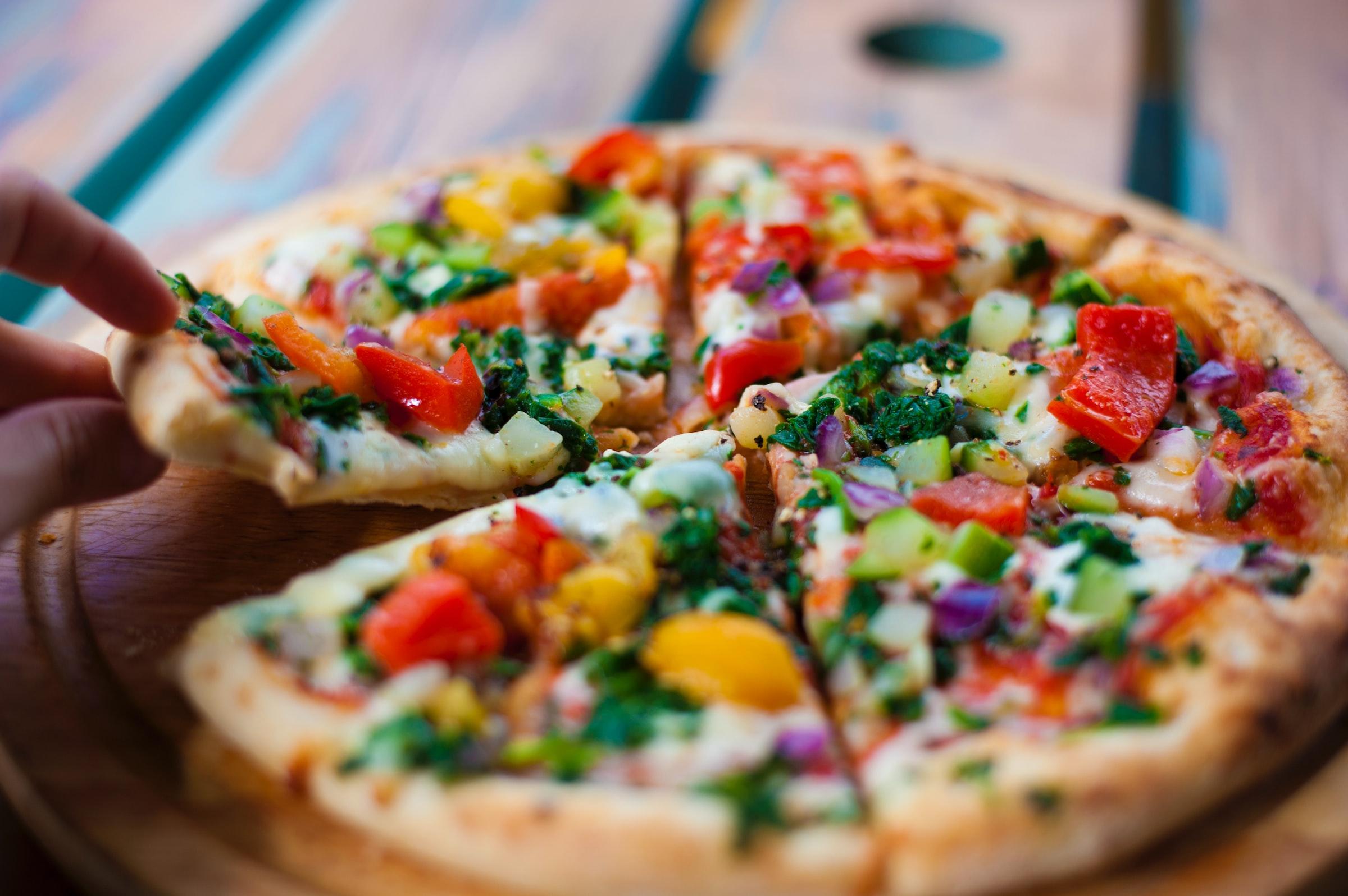 Veggie pizza